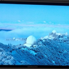 Lick Observatory in winter