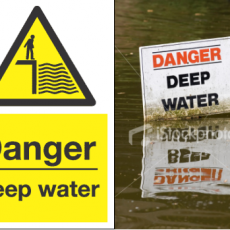 Danger Deep water