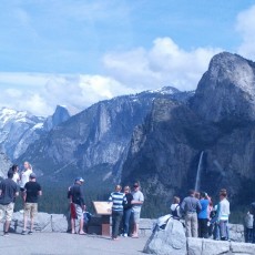 优胜美地从wawona观赏half dome